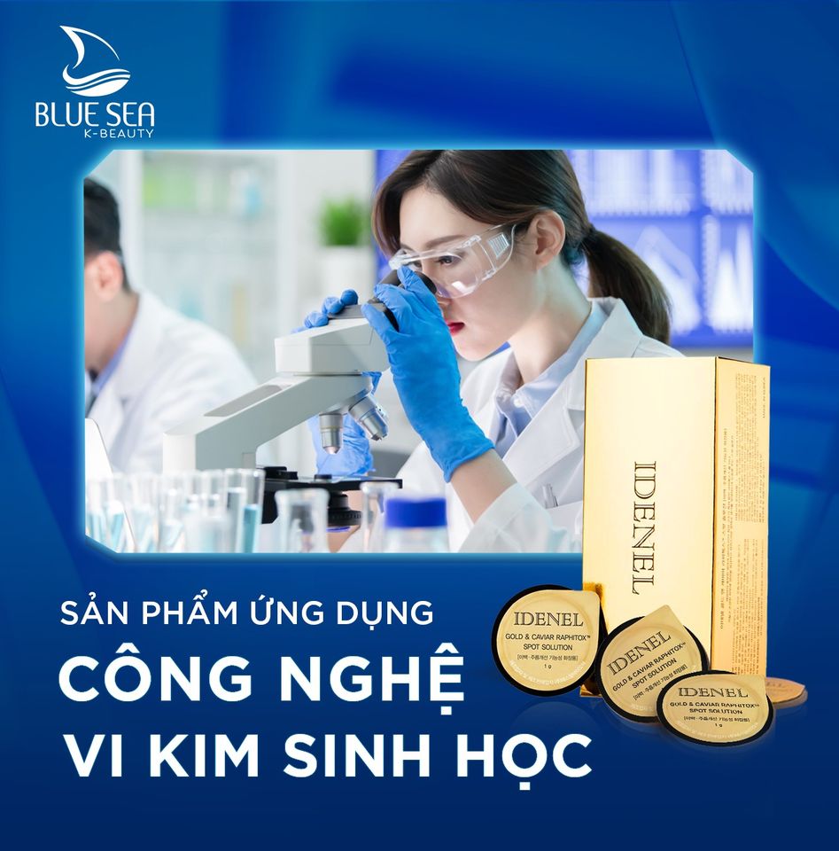 Hồi sinh làn da lão hóa đơn giản tại nhà với vi kim sinh học Idenel Spot Solution