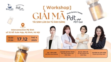 WORKSHOP “GIẢI MÃ PDT – TÁI SINH LÀN DA TỪ ÁNH SÁNG” DIỄN RA THÀNH CÔNG TẠI HÀ NỘI