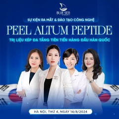 SỰ KIỆN ĐÀO TẠO RA MẮT CÔNG NGHỆ PEEL ALTUM PEPTIDE TRỊ LIỆU KÉP ĐA TẦNG THẾ HỆ MỚI 