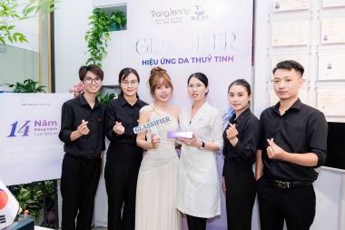 Blue Sea K-Beauty đồng hành cùng Trang Jenny tổ chức Tri ân Khách hàng 14 năm & ra mắt công nghệ Glassifier