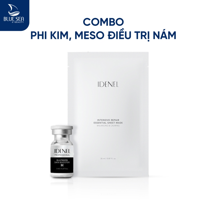 Combo phi kim, meso điều trị nám