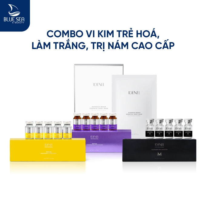 Combo vi kim trẻ hóa, làm trắng, trị nám cao cấp