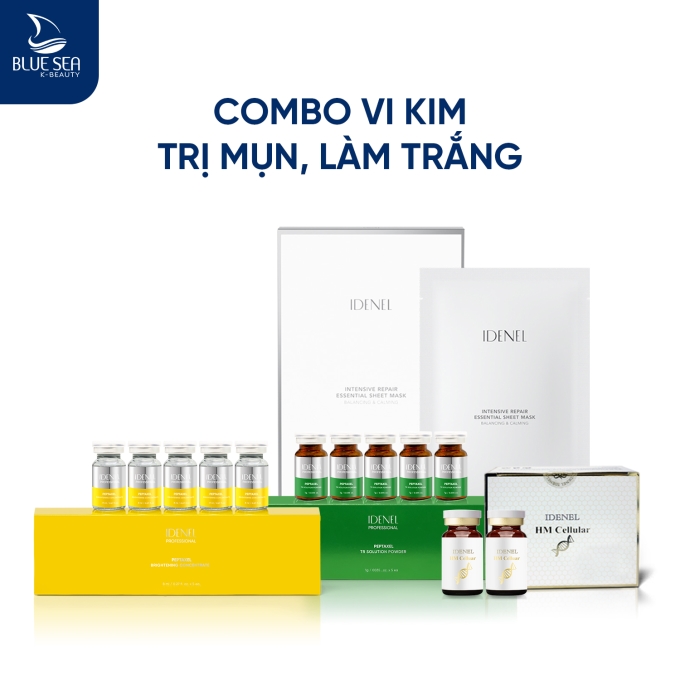 Combo vi kim trị mụn, làm trắng