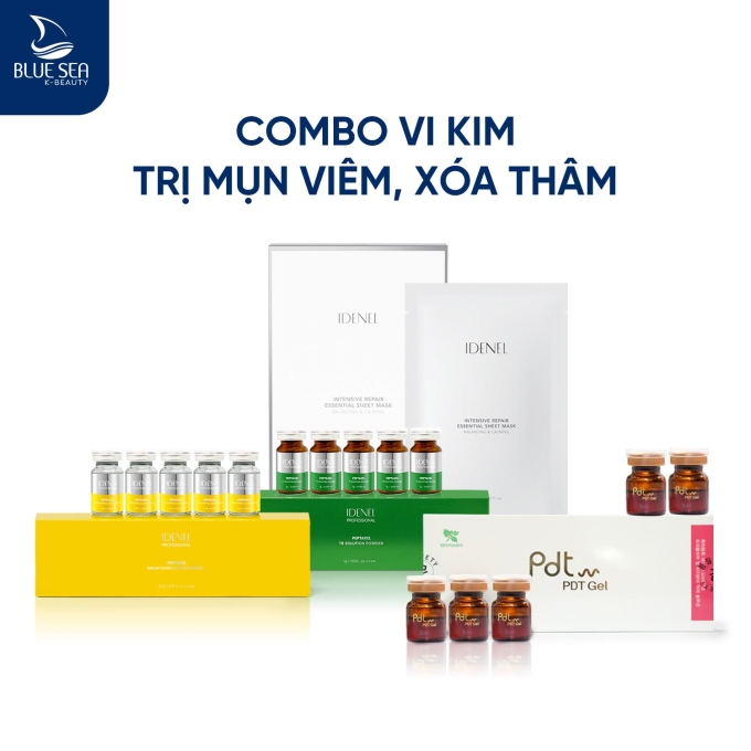 Combo trị mụn viêm, xóa thâm