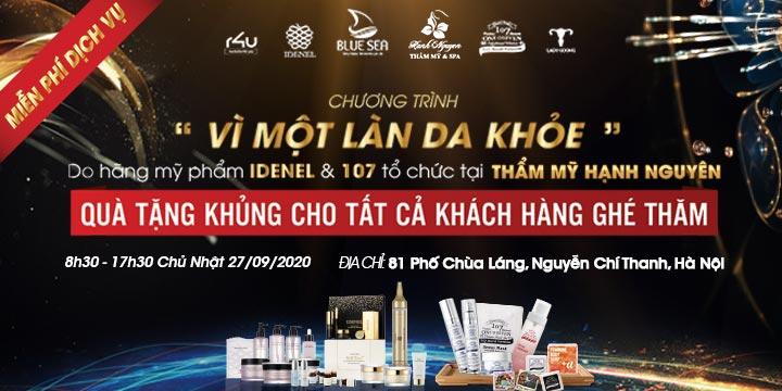 Chương trình “Vì một làn da khỏe” tại thẩm mỹ & Spa Hạnh Nguyên. 