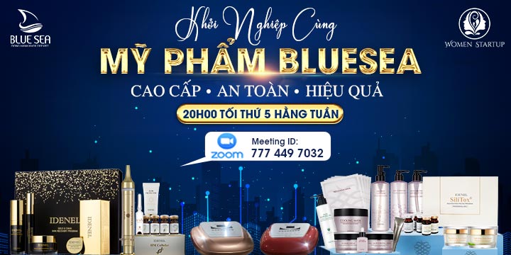 Phụ nữ khởi nghiệp cùng mỹ phẩm BlueSea.