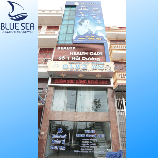 Blue Sea Spa Hải Dương  toạ lạc tại trung tâm thành phố.